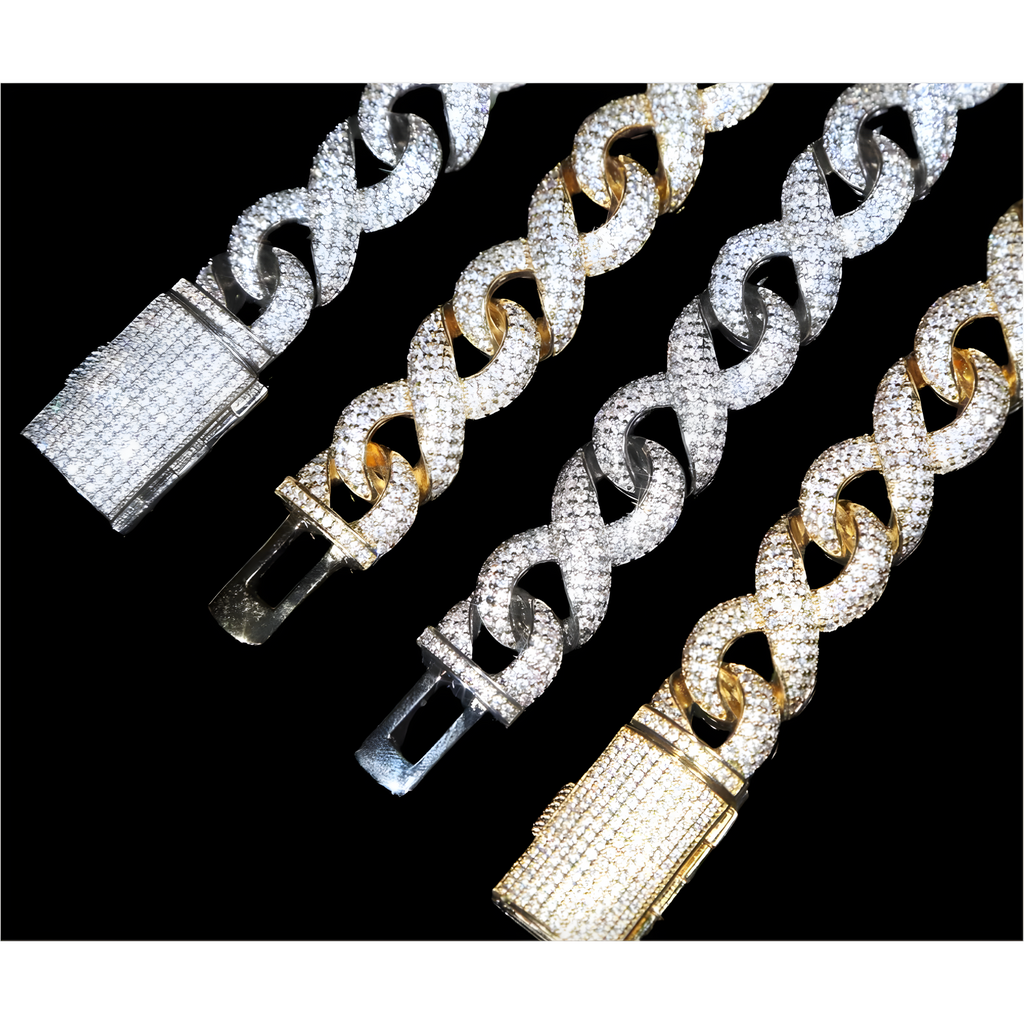 Diamond Infinity Cuban Link Chains