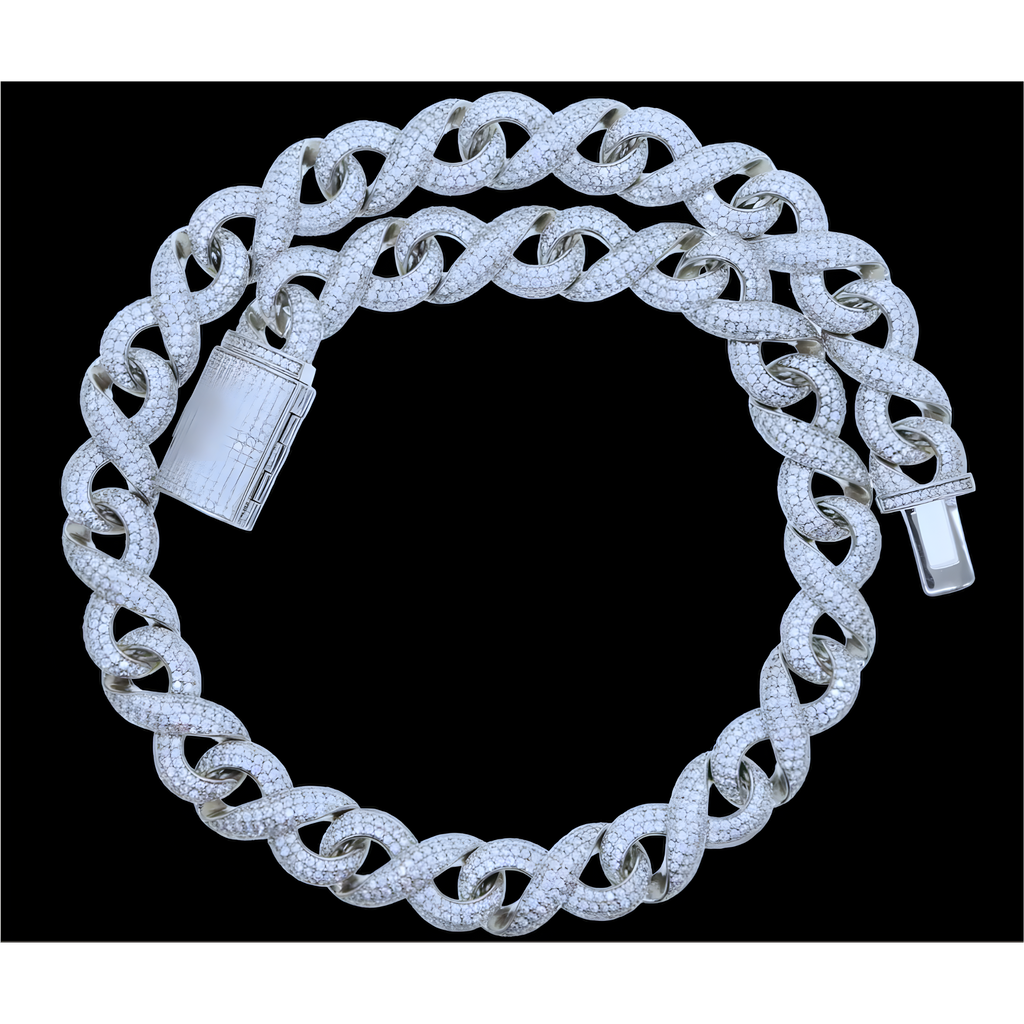 Diamond Infinity Cuban Link Chains