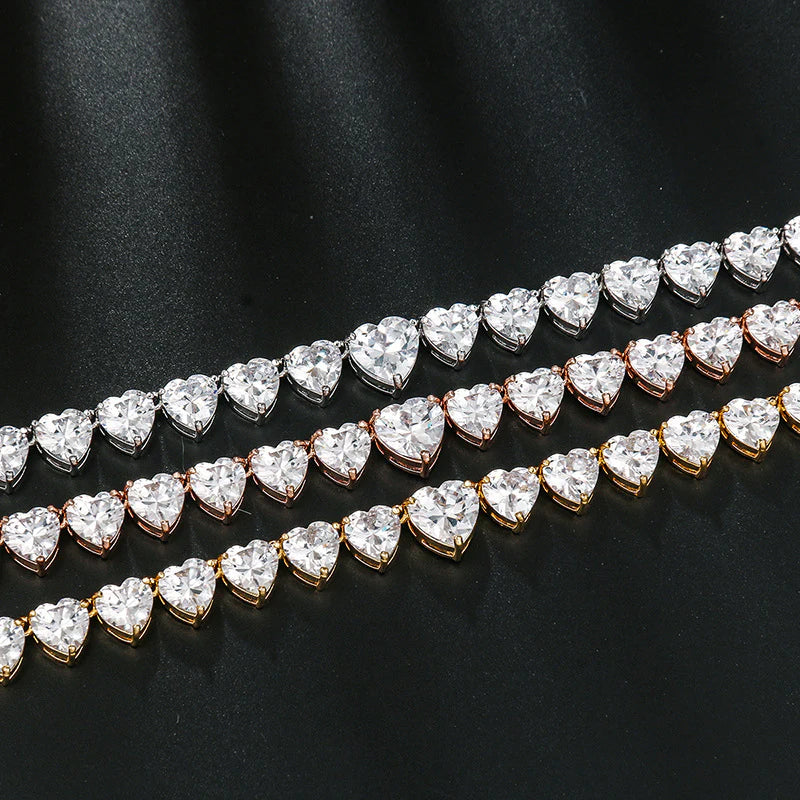 Heart Tennis Chains