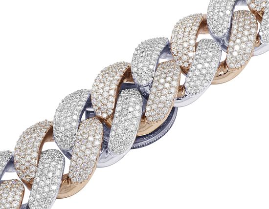 Two Tone Miami Cuban Chains