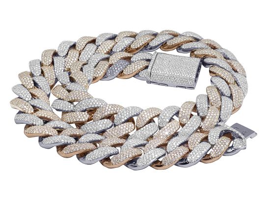 Two Tone Miami Cuban Chains